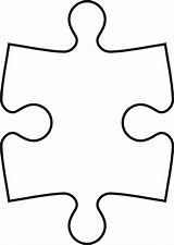 Puzzle Piece Outline Clip Clipart Jigsaw Pieces Transparent Autism Puzzleteile Tattoo Puzzles Cliparts Part Patience Symetric Designs Google Vector Large sketch template
