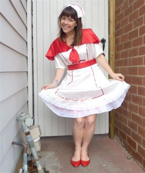 Sweet Old World Nurse Costume Bam Bam Costume Hire