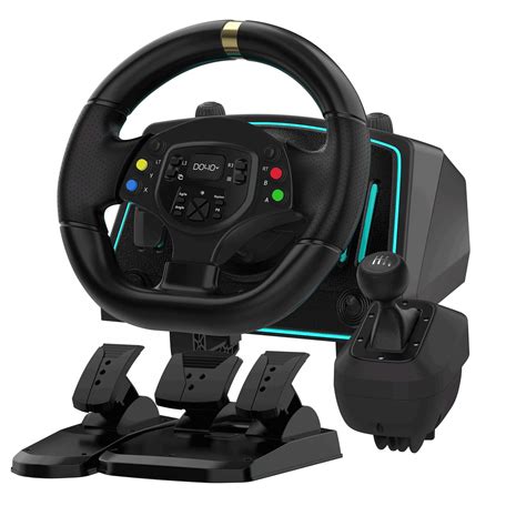 racing wheel doyo gaming steering wheels  driving sim car simulator  speaker pedals