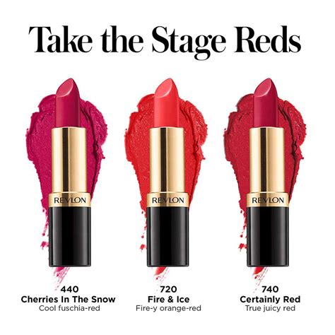 Revlons 8 Super Lustrous Red Lipstick