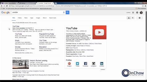 remove yahoo search  chrome youtube