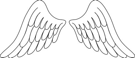 angel outline drawing clipartsco