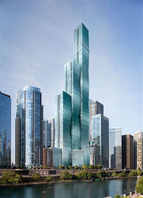 chicagos vista tower jeanne gangs  story supertall skyscraper