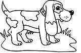 Coloring Dog Small Pages Ears Long собаки раскраски Kids Comments выбрать доску Coloringhome sketch template