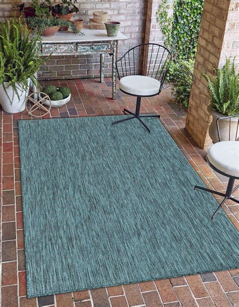 teal    outdoor solid indoor outdoor rug esalerugs