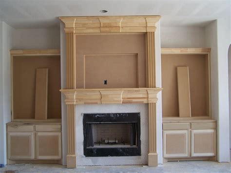 mantel inspiration build  fireplace wood fireplace mantel fireplace bookshelves