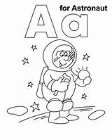 Astronaut Coloring Pages Printable Preschool Jumbo Practice Space Handwriting Kids Toddler Letter Kindergarten Sheets Activities Books Color Worksheets Coloringme Alphabet sketch template