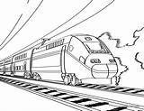 Steam Locomotive Coloring Train Drawing Getdrawings Pages sketch template