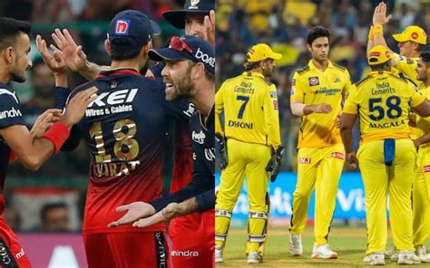 ipl  match  rcb  csk stats preview players records