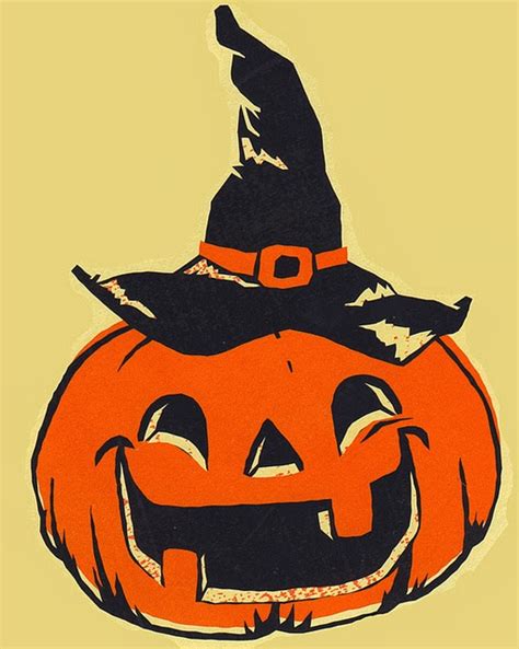 Cartoon Concept Design Happy Halloween Vintage Halloween