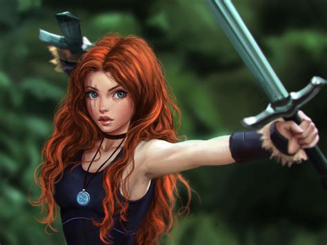 fantasy women warrior hd wallpaper background image