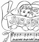 Jingle Bells Coloring Christmas Music Printable Sheet Graphicsfairy Thumb Fairy Graphics Thegraphicsfairy sketch template