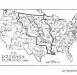 Louisiana Purchase Map Coloring Surfnetkids Pages sketch template