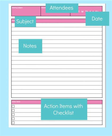 note  paper template  template