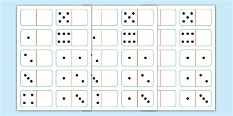 printable club domino cards primary resources twinkl