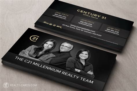 real estate team business card template real estate business cards