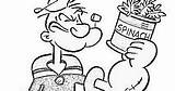 Popeye Coloring Pages sketch template