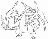Charizard Coloring Mega Pokemon Pages Color Getcolorings Print Printable sketch template