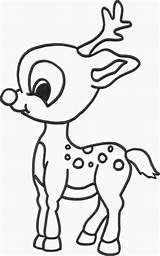 Coloring Pages Reindeer Print sketch template