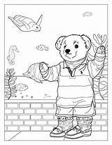 Ralph Lauren Polo Coloring Bear Collection Book sketch template