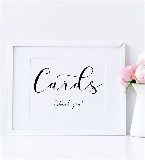 printable wedding card box sign card box wedding reception etsy