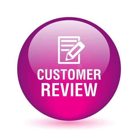 customer review button stock illustration illustration  concept