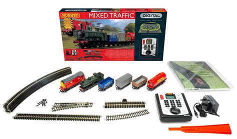 hornby oo dcc digital mixed freight train set