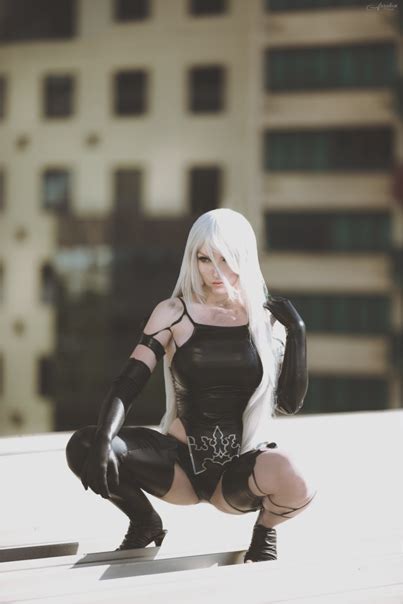 Katyuska Moonfox Nier A2 Cosplay Desnudo Asiático 16 Fotos