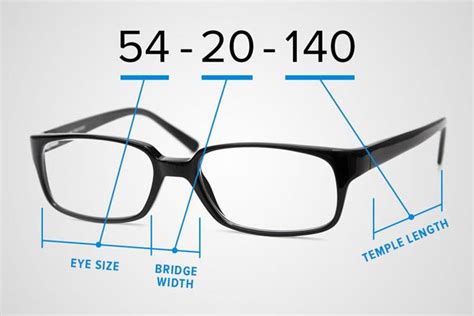 eyeglass frame sizes explained