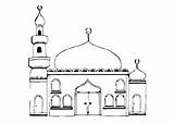 Ramadan Fr Enfants Pour Mosque Islam Rhiz Unblog Coloring sketch template