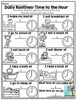 Daily Activities Routine Time Routines Worksheets Kids Worksheet Activity Hour English Teaching Telling Students Tell Grade Learning Predictability Great Schedule sketch template