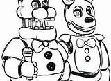 Fnaf Coloring Pages Nights Five Mangle Characters Drawings Drawing Getdrawings Freddys Getcolorings Color Clipartmag sketch template