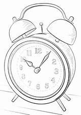 Clock Alarm Kids Pages Steampunk Wall Drawing Tutorials Step Coloring Quarter Six Past Draw Coloringpagesonly Supercoloring Choose Board Drawings sketch template