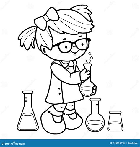 student girl  chemistry class child  science experiments