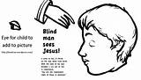 Blind Bartimaeus Jesus Heals Coloring School Sunday Crafts Man Craft Bible Lesson Activities Blinded Kids Preschool Sees Born Stories 588px sketch template