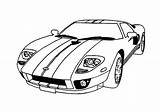 Coloring Car Pages Bugatti Racing Color sketch template