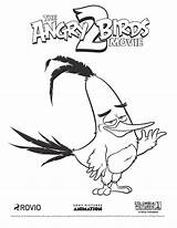 Chuck Bird Sheets Mighty Eagle Malvorlage Coloriage Pigeon Sonypictures Stemmen Stimmen sketch template