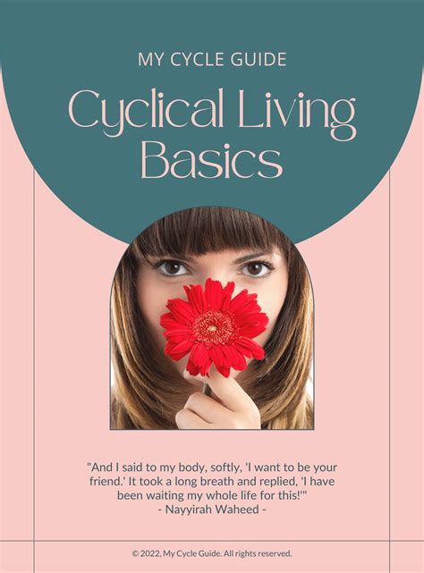 cyclical living basics   cycle guide
