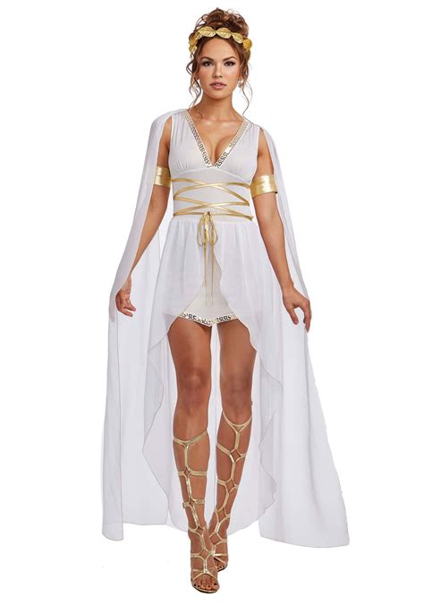 Greek Goddess Piece Costume Set Cream Combo Ubicaciondepersonas Cdmx