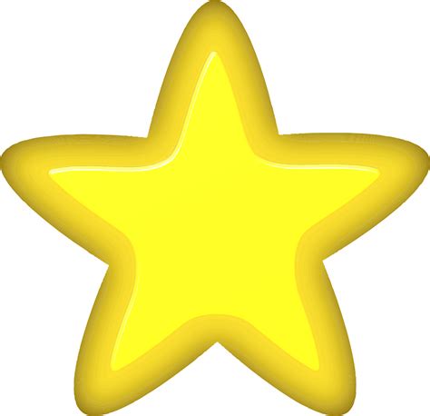 yellow star picture clipart