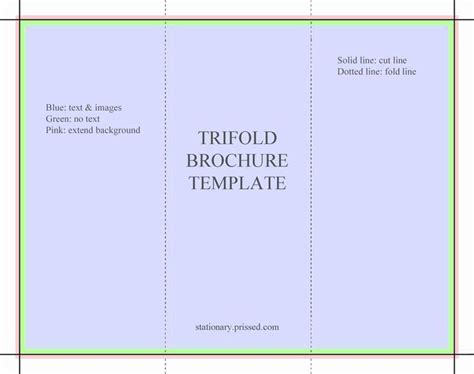 blank tri fold brochure template collection