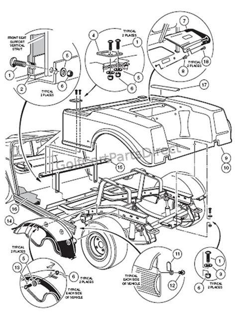 wiring diagram  club car gasoline golf carts parts violet blog
