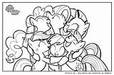 Pony Coloring Little Hug Big Artworks sketch template