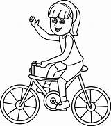 Bike Coloring Pages Street Bicycle Kids Getdrawings sketch template