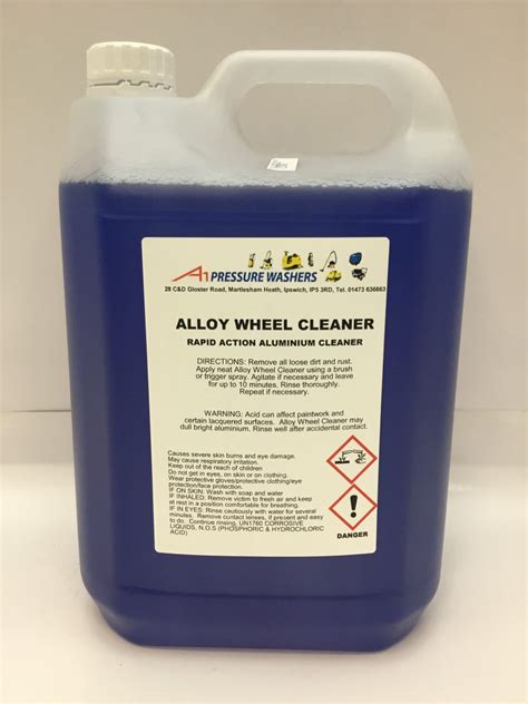 litres alloy wheel cleaner  pressure washers
