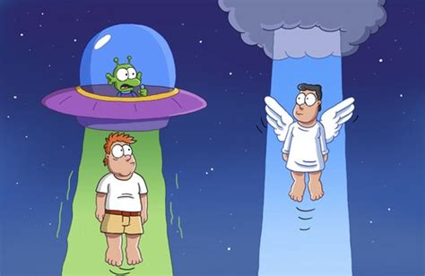 Alien Abduction By Christianp Media And Culture Cartoon