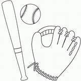 Softball sketch template