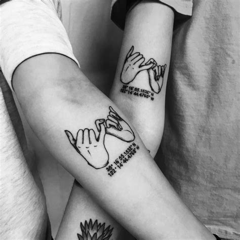matching pinky promise symbol of friendship tattoos trendy tattoos