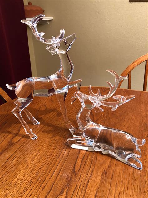 large acrylic reindeer  decorators warehouse farmhouse fall decor french country style