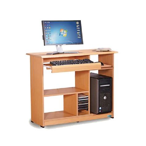 wood computer table meghdoot steel furniture id